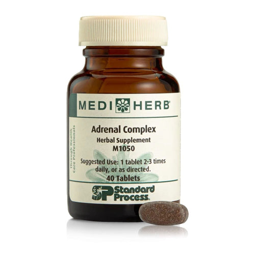 Medi Herb Adrenal Complex supplement bottle on a white background