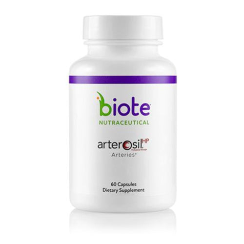Biote Nutraceutical arterosil HP dietary supplement bottle on a white background