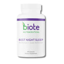 Biote Nutraceutical Best Night Sleep supplement bottle on a white background