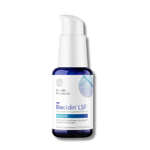 Biocidin LSF bottle on a white background