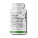 Supplement bottle with label showing 'Supplement Facts' on a white background