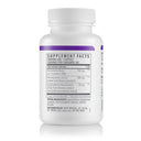 Supplement bottle with label on a white background