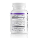 Supplement bottle with label on a white background