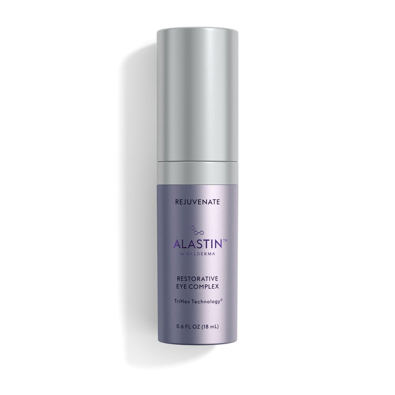 Alastin Restorative Eye Complex product tube on a white background