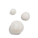 3 swatches of eye complex as samples on a white background