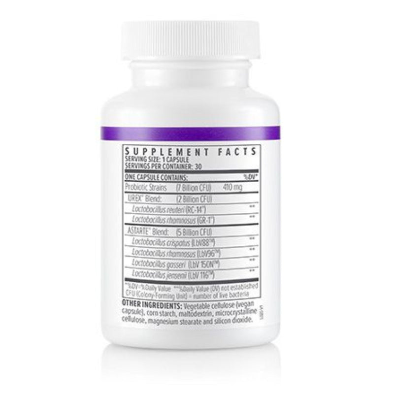 Supplement bottle with label on a white background